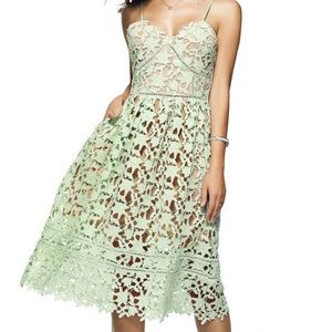 Cami Crochet flower midi dress